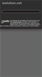Mobile Screenshot of isolution.net